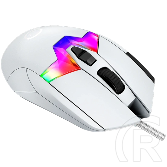 LORGAR MSP80 PRO optikai egér (USB, fehér)