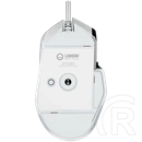LORGAR MSP80 PRO optikai egér (USB, fehér)