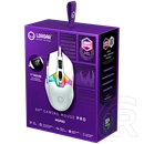 LORGAR MSP80 PRO optikai egér (USB, fehér)