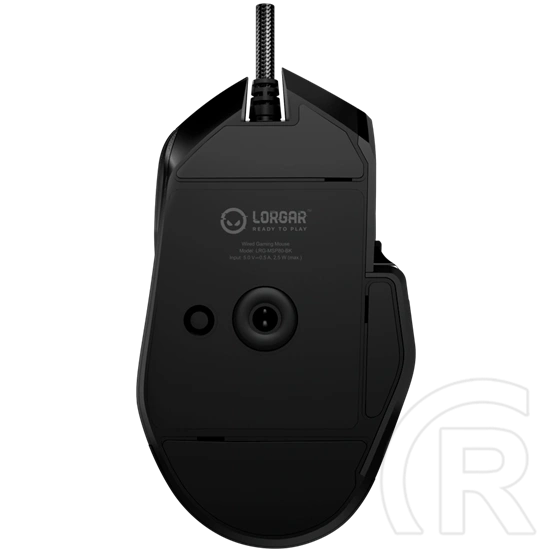 LORGAR MSP80 PRO optikai egér (USB, fekete)