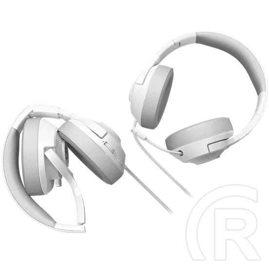 LORGAR Noah 101 Gaming mikrofonos fejhallgató (3.5mm jack, 2m, fehér)