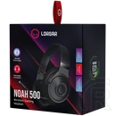 LORGAR Noah 500 Gaming mikrofonos fejhallgató (Bluetooth, fekete)