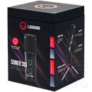 LORGAR Soner 313 Gaming asztali mikrofon (fekete)