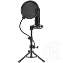 LORGAR Voicer 721 Gaming asztali mikrofon (fekete)