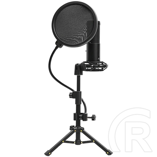 LORGAR Voicer 721 Gaming asztali mikrofon (fekete)