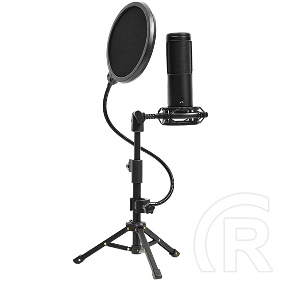 LORGAR Voicer 721 Gaming asztali mikrofon (fekete)