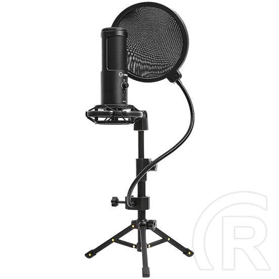 LORGAR Voicer 721 Gaming asztali mikrofon (fekete)