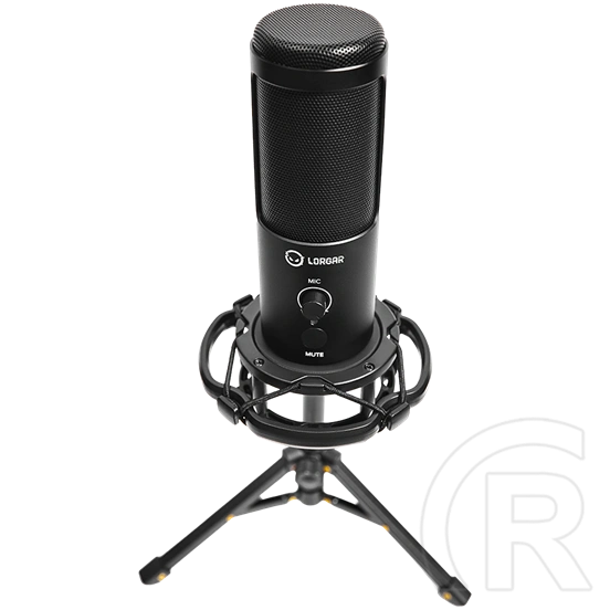 LORGAR Voicer 721 Gaming asztali mikrofon (fekete)
