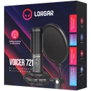 LORGAR Voicer 721 Gaming asztali mikrofon (fekete)
