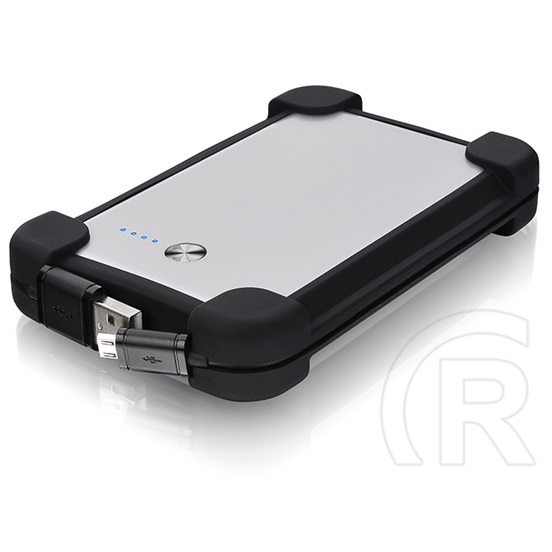 LUXA2 P1-PRO Outdoor Powerbank (7000 mAh, fekete-ezüst)