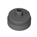 Laica rozsdamentes matt bézsre festett fast disk rendszerű vízszűrő kulacs pánttal, 0,55 literes