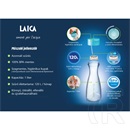 Laica rozsdamentes matt bézsre festett fast disk rendszerű vízszűrő kulacs pánttal, 0,55 literes