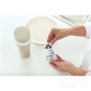 Laica rozsdamentes matt bézsre festett fast disk rendszerű vízszűrő kulacs pánttal, 0,55 literes