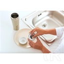 Laica rozsdamentes matt bézsre festett fast disk rendszerű vízszűrő kulacs pánttal, 0,55 literes