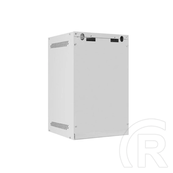 Lanberg 10" fali rack szekrény (9U, 280×310 mm, üvegajtó, lapraszerelt, szürke)