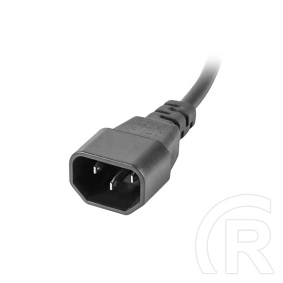 Lanberg 19" 1U PDU (10 aljzat IEC C13, 10 A, 2 m kábel, C14 dugó, fekete)