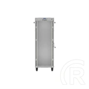 Lanberg 19" 32U szabadon álló rackszekrény (600x800 mm, üvegajtó, lapraszerelt, LCD kijelző, szürke)