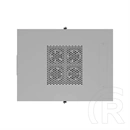 Lanberg 19" 32U szabadon álló rackszekrény (600x800 mm, üvegajtó, lapraszerelt, LCD kijelző, szürke)