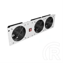Lanberg 19" 3U függőleges ventilátor panel (3x ventilátor, 230 V, 50 W, szürke)