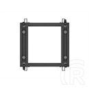 Lanberg 19" 9U szabadon álló rack keret (600x600–1100 mm, állítható mélységű, fekete)