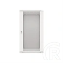 Lanberg 19" fali rackszekrény 22U (600x600, 529.5 mm mély, üvegajtó, lapraszerelt, szürke)
