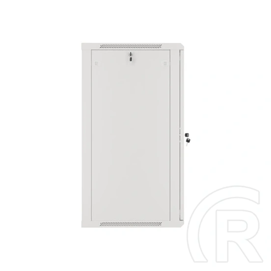 Lanberg 19" fali rackszekrény 22U (600x600, 529.5 mm mély, üvegajtó, lapraszerelt, szürke)