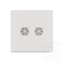 Lanberg 19" fali rackszekrény 22U (600x600, 529.5 mm mély, üvegajtó, lapraszerelt, szürke)