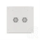Lanberg 19" fali rackszekrény 9U (600x600, lapraszerelt, 600mm mély, edzett üveg, szürke)
