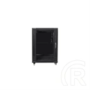 Lanberg 19" szabadon álló rack szekrény (15U, 600x800, lapraszerelt, fekete)