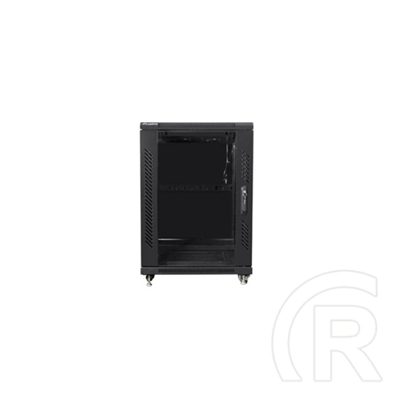 Lanberg 19" szabadon álló rack szekrény (15U, 600x800, lapraszerelt, fekete)