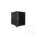 Lanberg 19" szabadon álló rack szekrény (15U, 600x800, lapraszerelt, fekete)