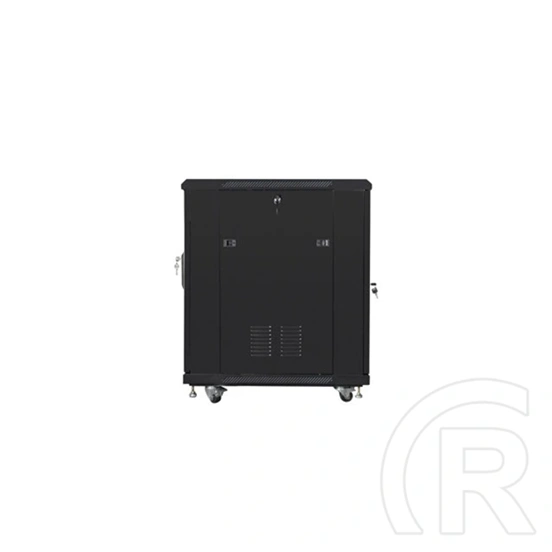 Lanberg 19" szabadon álló rack szekrény (15U, 600x800, lapraszerelt, fekete)