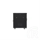 Lanberg 19" szabadon álló rack szekrény (15U, 600x800, lapraszerelt, fekete)