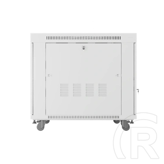 Lanberg 19" szabadon álló rack szekrény (15U, 800x1000 mm, perforált ajtó, lapraszerelt, LCD kijelző, szürke)