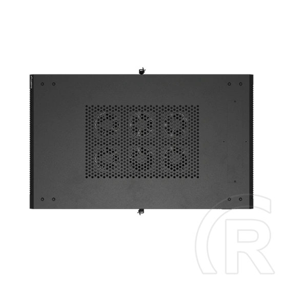 Lanberg 19" szabadon álló rack szekrény (22U, 600x1000 mm, üvegajtó, lapraszerelt, fekete)