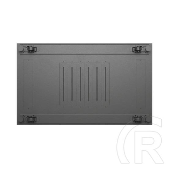 Lanberg 19" szabadon álló rack szekrény (22U, 600x1000 mm, üvegajtó, lapraszerelt, fekete)