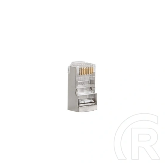 Lanberg CAT5E FTP árnyékolt 8P8C csatlakozó (RJ-45, 100 darab, átlátszó)