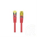 Lanberg CAT6A S/FTP patch kábel 0,25 m (LSZH, réz, piros)