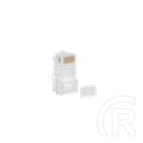 Lanberg CAT6 RJ45 csatlakozó (UTP, 8P8C, 100 db, műanyag, átlátszó)