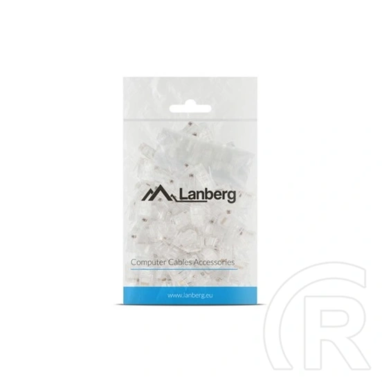 Lanberg CAT6 UTP RJ45 csatlakozó (20 darab, átlátszó)