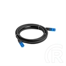 Lanberg CAT6a patch kábel (0,5 m, S/FTP, LSZH, CCA, fekete)