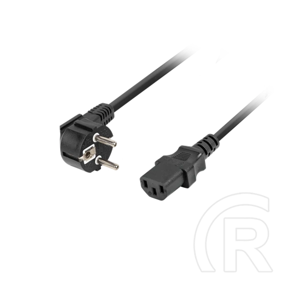 Lanberg CEE 7/7 -> IEC 320 C13 tápkábel (1,8 m, VDE, fekete)