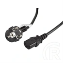 Lanberg CEE 7/7 - IEC 320 C13 tápkábel (3 m, fekete)