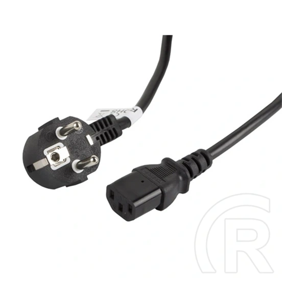 Lanberg CEE 7/7 - IEC 320 C13 tápkábel (3 m, fekete)