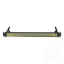 Lanberg DIN sín panel (19", 1U, 61mm mély, szürke)