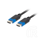Lanberg HDMI M/M V2.1 kábel (3 m, 8K@60Hz, 48 Gb/s, CCS, aranyozott csatlakozó, fekete)
