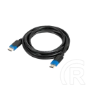 Lanberg HDMI M/M V2.1 kábel (3 m, 8K@60Hz, 48 Gb/s, CCS, aranyozott csatlakozó, fekete)