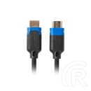 Lanberg HDMI M/M V2.1 kábel (5 m, 8K@60Hz, 48 Gb/s, CCS, aranyozott csatlakozó, fekete)