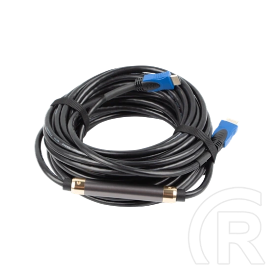 Lanberg HDMI (M/M) v2.0 kábel (15 m, 4K, réz, aranyozott csatlakozó, fekete)