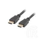 Lanberg HDMI kábel (M/M, v1.4, 3 m, CCS, aranyozott csatlakozó, fekete)